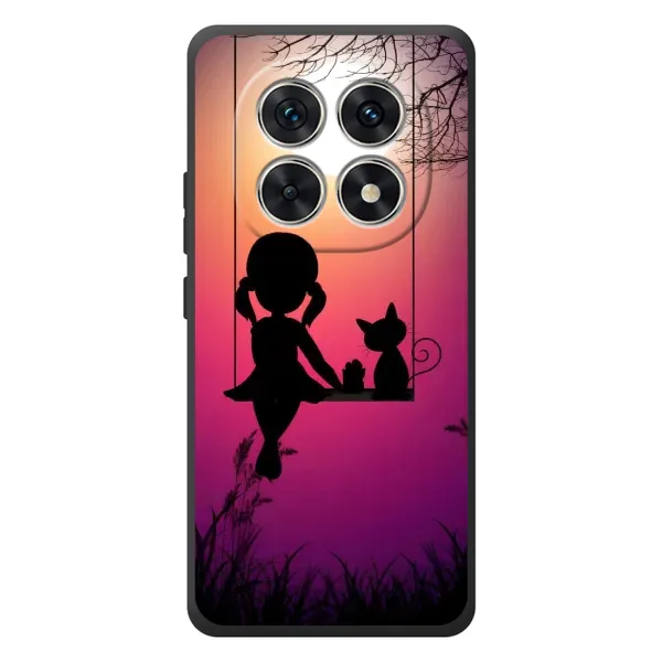 Чехол с рисунком «На качели» для Xiaomi Poco M8