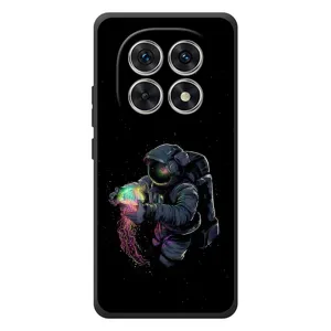 Силіконовый Чохол з принтом "Космонавти" на Xiaomi Poco M8 (В руках земля)