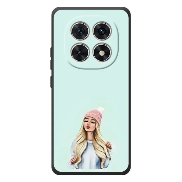Чехол с рисунком «В шапке» для Xiaomi Poco M8