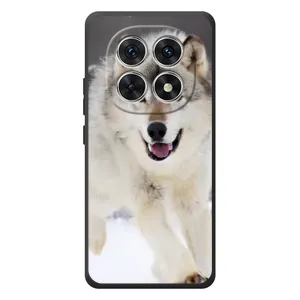 Чохол з Вовком на Xiaomi Poco M8 (Вовк біжить по снігу)