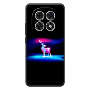 Силиконовый бампер с картинкой животных для Xiaomi Poco M8 (Яркий олень)