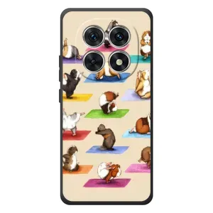 Чохол з Прикольним Принтом на Xiaomi Poco M8 (Йога свинок)