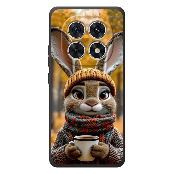 Чехол с рисунком «Зайчик с кофе» для Xiaomi Poco M8 Чехол с рисунком «Зайчик с кофе» для Xiaomi Poco M8
