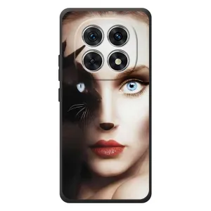 Бампер з зображенням Котиків для Xiaomi Poo М8 (Жінка кішка)