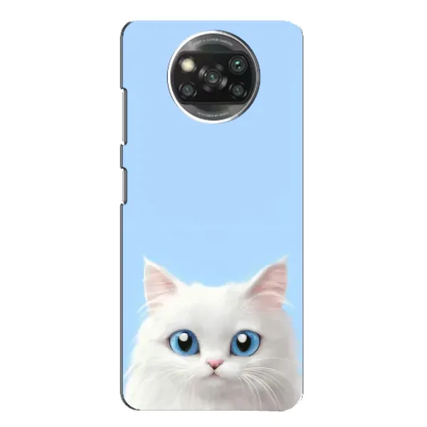 Чехол с рисунком «Белый кот» для Xiaomi POCO X3 Pro Чехол с рисунком «Белый кот» для Xiaomi POCO X3 Pro