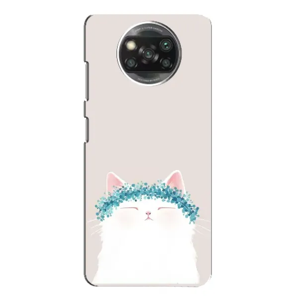 Чехол с рисунком «Белый котик» для Xiaomi POCO X3 Pro Чехол с рисунком «Белый котик» для Xiaomi POCO X3 Pro