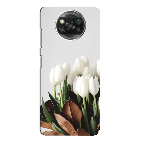 Чехол с рисунком «Букет тюльпанов» для Xiaomi POCO X3 Pro