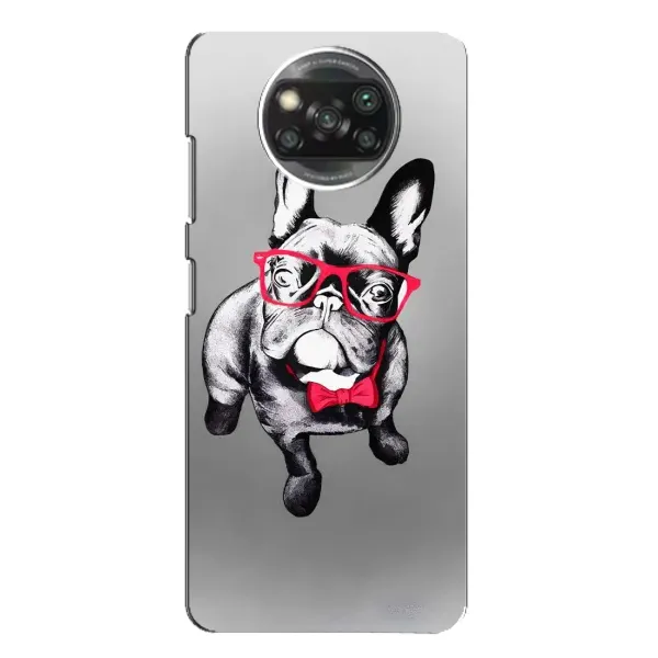 Чехол с рисунком «Бульдог в очках» для Xiaomi POCO X3 Pro Чехол с рисунком «Бульдог в очках» для Xiaomi POCO X3 Pro