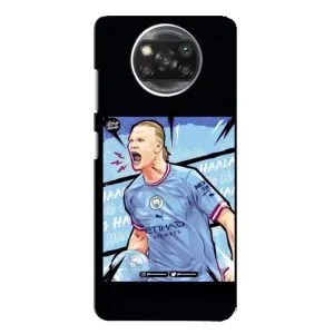 Чехлы с принтом для Xiaomi POCO X3 Pro Футболист (гол Эрлинг Холланд)