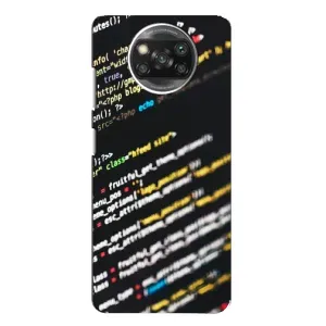 Чехол для программиста на Xiaomi Poco X3 Pro (Код)