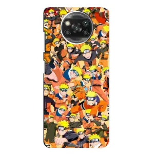 Чехлы с принтом Наруто на Xiaomi POCO X3 Pro (Коллаж Наруто)