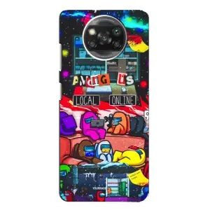 Чехол "Амонг Ас" для Xiaomi Poco X3 Pro (Команда 2)