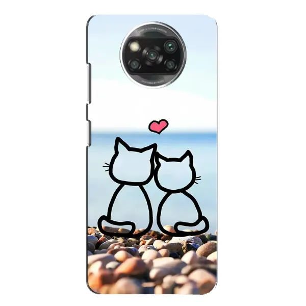 Чехол с рисунком «Котейки» для Xiaomi POCO X3 Pro