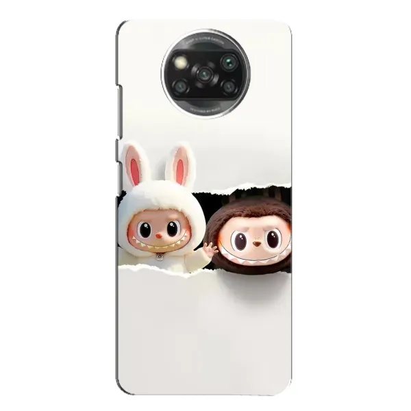 Чехол с рисунком «Фигурки Labubu» для Xiaomi POCO X3 Pro Чехол с рисунком «Фигурки Labubu» для Xiaomi POCO X3 Pro