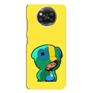 Чехол Бравл Старс для Xiaomi POCO X3 Pro (Леон (LEON))