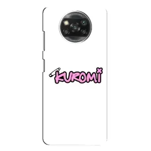 Чехол с персонажем Куроми на Xiaomi POCO X3 Pro (Лого Куроми)