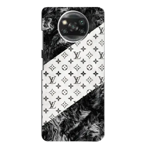 Чехол с рисунком «LV на белом» для Xiaomi POCO X3 Pro