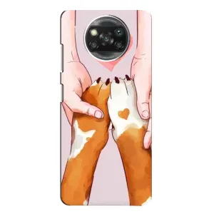 Чехол (ТПУ) Милые собачки для Xiaomi POCO X3 Pro (Любовь к собакам)