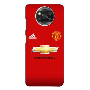 Силиконовые Чехлы принт Футбол на Xiaomi POCO X3 Pro (Man United)