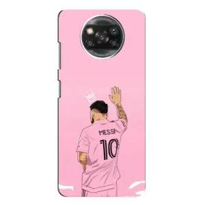 Чехлы Лео Месси в Майами на Xiaomi POCO X3 Pro (Месси Маями)