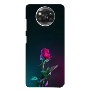 Чехлы с принтом Розочки для Xiaomi POCO X3 Pro (Ночная роза)