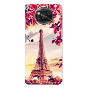 Чехол с Эйфелевой башней на Xiaomi POCO X3 Pro (Paris photo)