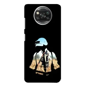 Силиконовый чехол с картинкой "Герой Pubg" на Xiaomi POCO X3 Pro (Пубг мен)