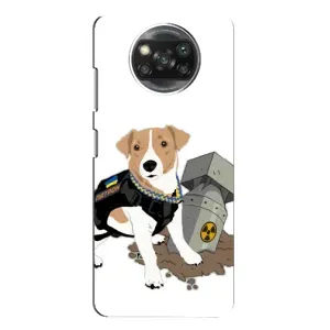 Чехол с принтом Собаки Патрон для Xiaomi POCO X3 Pro (Пёс Патрон с ракетой)