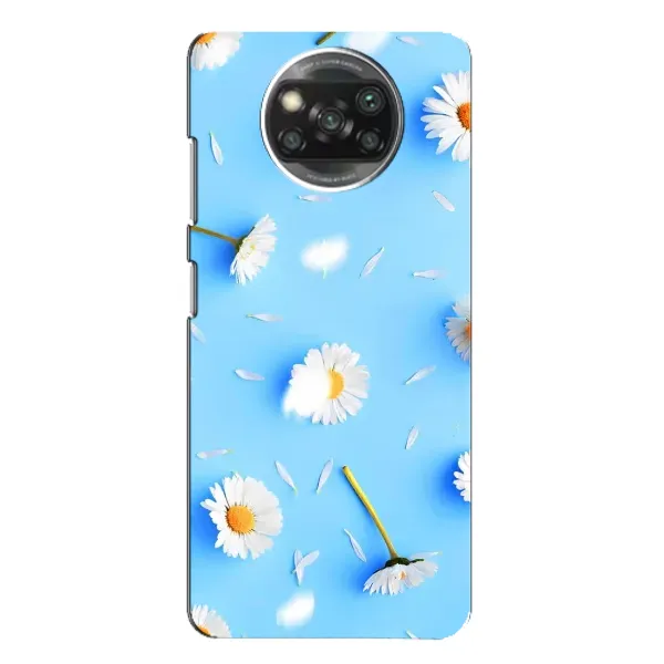 Чехол с рисунком «ромашки на голубом» для Xiaomi POCO X3 Pro