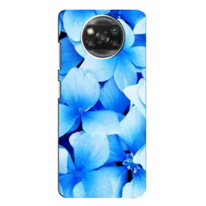 Силиконовый бампер с принтом (цветочки) на Xiaomi Poco X3 Pro