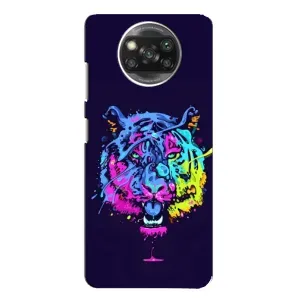 Силіконовий бампер з картинкою звірів для Xiaomi POCO X3 Pro (Тигр-Арт)