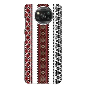 Силиконовый Чехол на Xiaomi POCO X3 Pro с картинкой Вышиванки (Вышиваночки)