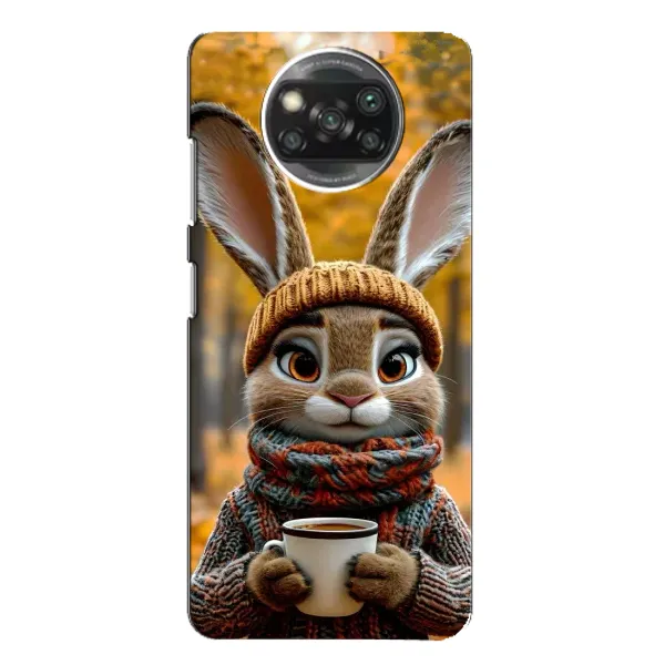 Чехол с рисунком «Зайчик с кофе» для Xiaomi POCO X3 Pro Чехол с рисунком «Зайчик с кофе» для Xiaomi POCO X3 Pro