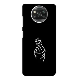 Чехлы (Знак сердечка) на Xiaomi POCO X3 Pro (Знак Сердечка)