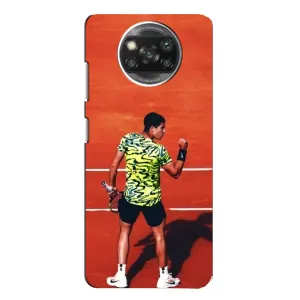 Чехлы с принтом Спортивная тематика для Xiaomi POCO X3 (Алькарас Теннисист)