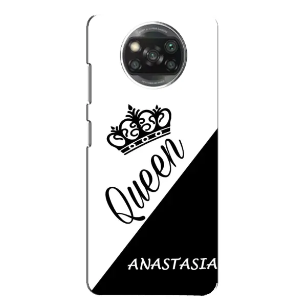 Чехол с рисунком «ANASTASIYA» для Xiaomi POCO X3 Чехол с рисунком «ANASTASIYA» для Xiaomi POCO X3