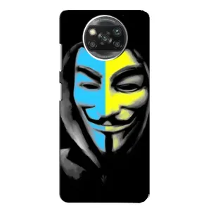 Чохол з Українською символікою на Поко X3 (Анонімус патріот)