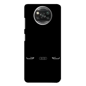 Силіконовий бампер з картинкою машини на Xiaomi POCO X3 (Сілует Audi)