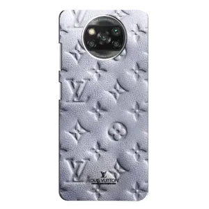 Текстурний Чохол Louis Vuitton для Поко X3 (Білий ЛВ)