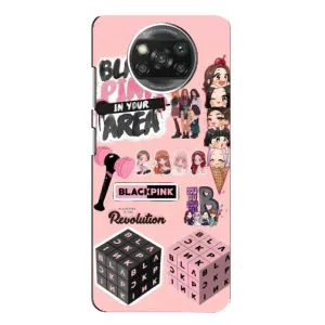 Чохли з картинкою для Xiaomi POCO X3 (BLACK PINK колаж)