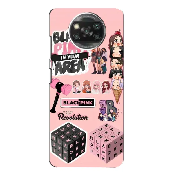 Чехол с рисунком «BLACK PINK коллаж» для Xiaomi POCO X3 Чехол с рисунком «BLACK PINK коллаж» для Xiaomi POCO X3
