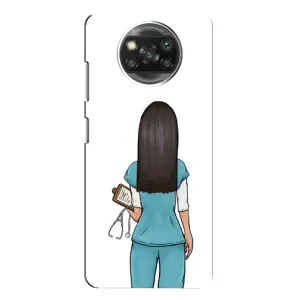 Силиконовый бампер (Работники) на Xiaomi POCO X3 (Доктор)