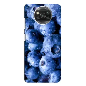 Чехол с изображением вкусной еды для Xiaomi POCO X3 (Голубика)