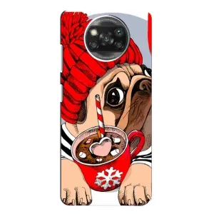 Бампер для Xiaomi POCO X3 с картинкой "Песики" (Грустная собака)
