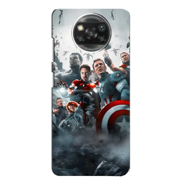 Чехол с рисунком «Команда марвел» для Xiaomi POCO X3