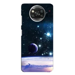 Чехол (ТПУ) с планетами на Xiaomi POCO X3 (Космический вид)