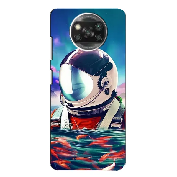 Чехол с рисунком «Космонавт в воде» для Xiaomi POCO X3 Чехол с рисунком «Космонавт в воде» для Xiaomi POCO X3
