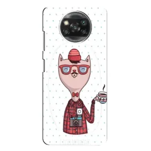 Чехол на тематику: Коты для Xiaomi POCO X3 (Кот аристократ)