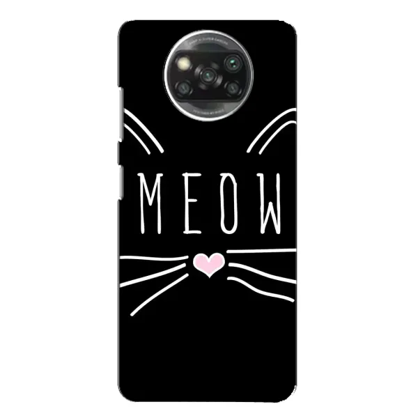 Чехол с рисунком «КОТИК MEOW» для Xiaomi POCO X3 Чехол с рисунком «КОТИК MEOW» для Xiaomi POCO X3