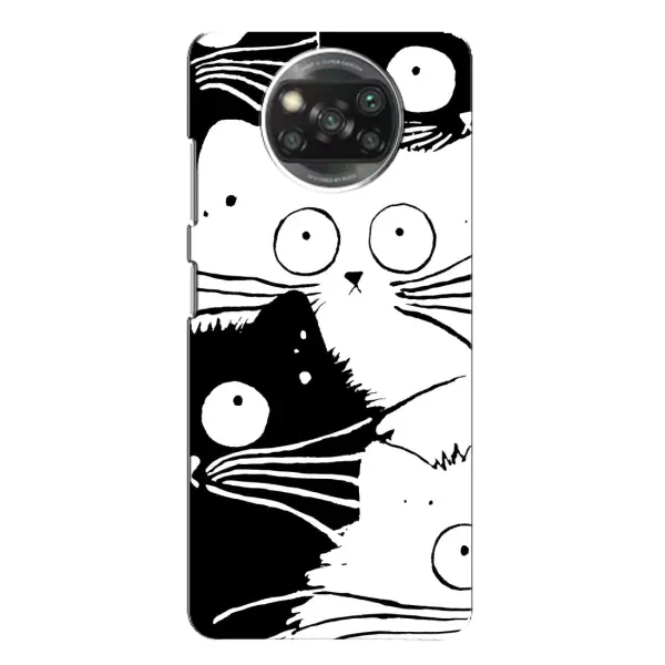 Чехол с рисунком «КОТИКИ» для Xiaomi POCO X3 Чехол с рисунком «КОТИКИ» для Xiaomi POCO X3